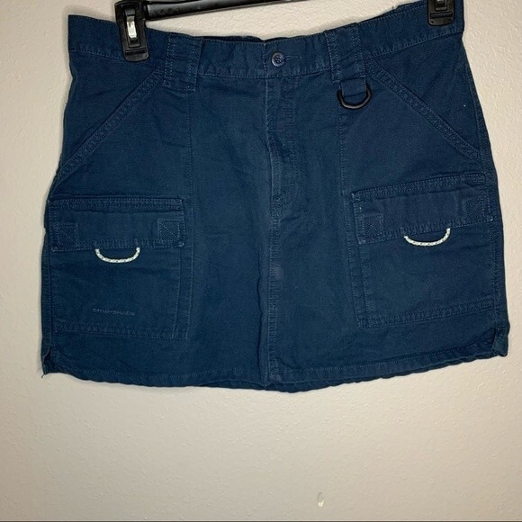 Columbia PFG omni shade navy blue cargo athletic skirt women’s size large - Picture 1 of 7